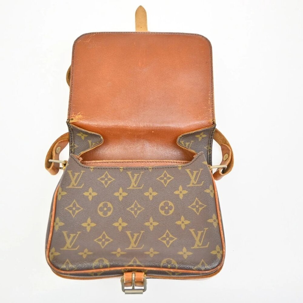 LOUIS VUITTON Cartouchiere MM Shoulder Bag Monogram Leather Brown M51253 36KB922 - Picture 11 of 15
